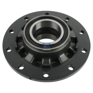 DT Spare Parts 10.30425 Wheel hub, with bearing, for drum brake, d1: 175 mm, d2: 175 mm, D: 380 mm, 10 bores, b: 22 mm, H: 125 mm