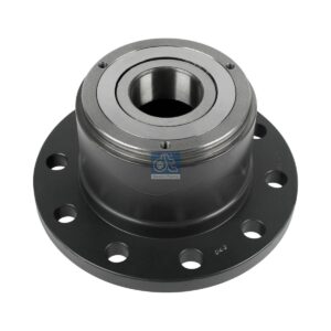 DT Spare Parts 10.30427 Wheel hub, with bearing, d1: 120 mm, d2: 147 mm, D: 270 mm, 10 bores, b: 22 mm, H: 184 mm