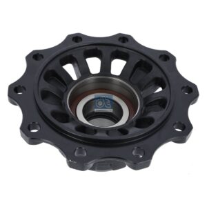 DT Spare Parts 10.30428 Wheel hub, with bearing, with ABS ring, d1: 138 mm, d2: 138 mm, D: 385.5 mm, 10 bores, b: 22 mm, P: 335 mm, H: 144 mm