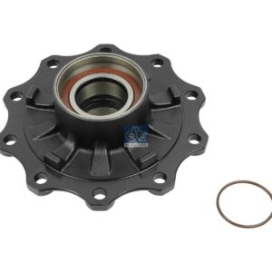DT Spare Parts 10.30429 Wheel hub, with bearing, d1: 138 mm, d2: 138 mm, D: 380 mm, 10 bores, b: 22 mm, H: 147 mm
