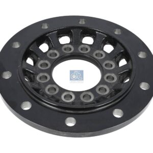 DT Spare Parts 10.30437 Flange, wheel hub, D: 386 mm, 10 bores, b1: 22 mm, b2: 18 mm, P: 335 mm, H: 69 mm