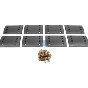 DT Spare Parts 10.33003 Drum brake lining kit, axle kit, W: 200 mm, S: 16 mm