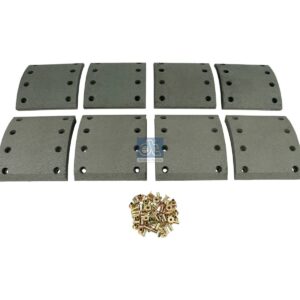DT Spare Parts 10.33004 Drum brake lining kit, axle kit, W: 180 mm, S: 19.9 mm