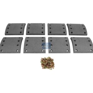 DT Spare Parts 10.33005 Drum brake lining kit, axle kit, W: 180 mm, S: 20.5 mm