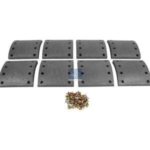 DT Spare Parts 10.33012 Drum brake lining kit, axle kit - oversize, W: 200 mm, S: 21.6 mm