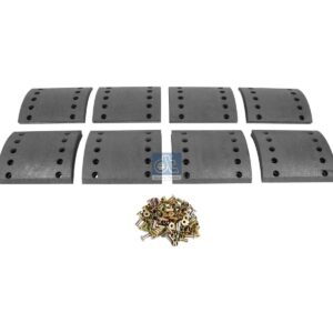 DT Spare Parts 10.33027 Drum brake lining kit, axle kit - oversize, W: 200 mm, S: 20.5 mm