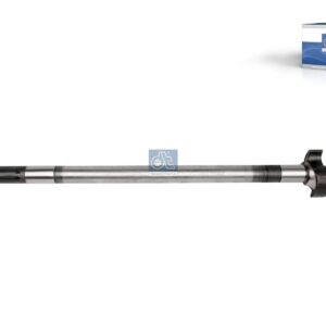 DT Spare Parts 10.33104 Brake camshaft, right, D: 38 mm, L1: 704 mm, L3: 659 mm, 10 teeth