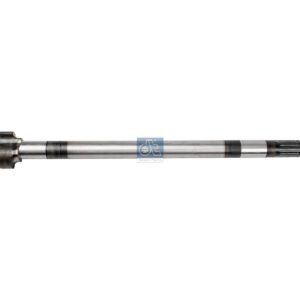 DT Spare Parts 10.33116 Brake camshaft, left, D: 38 mm, L1: 629.5 mm, L3: 585 mm, 10 teeth