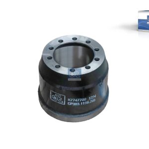 DT Spare Parts 10.33205 Brake drum, D: 300 mm, 10 bores, b: 23 mm, P: 225 mm, d: 190 mm, H: 280 mm, B: 213 mm