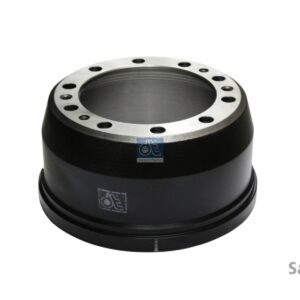 DT Spare Parts 10.33217 Brake drum, D: 420 mm, 10 bores, b: 23 mm, P: 335 mm, d: 290 mm, H: 256 mm, B: 212 mm