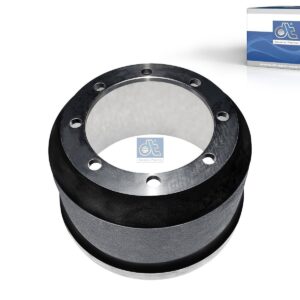 DT Spare Parts 10.33218 Brake drum, D: 367 mm, 8 bores, b: 23 mm, P: 275 mm, d: 240 mm, H: 260 mm, B: 210 mm