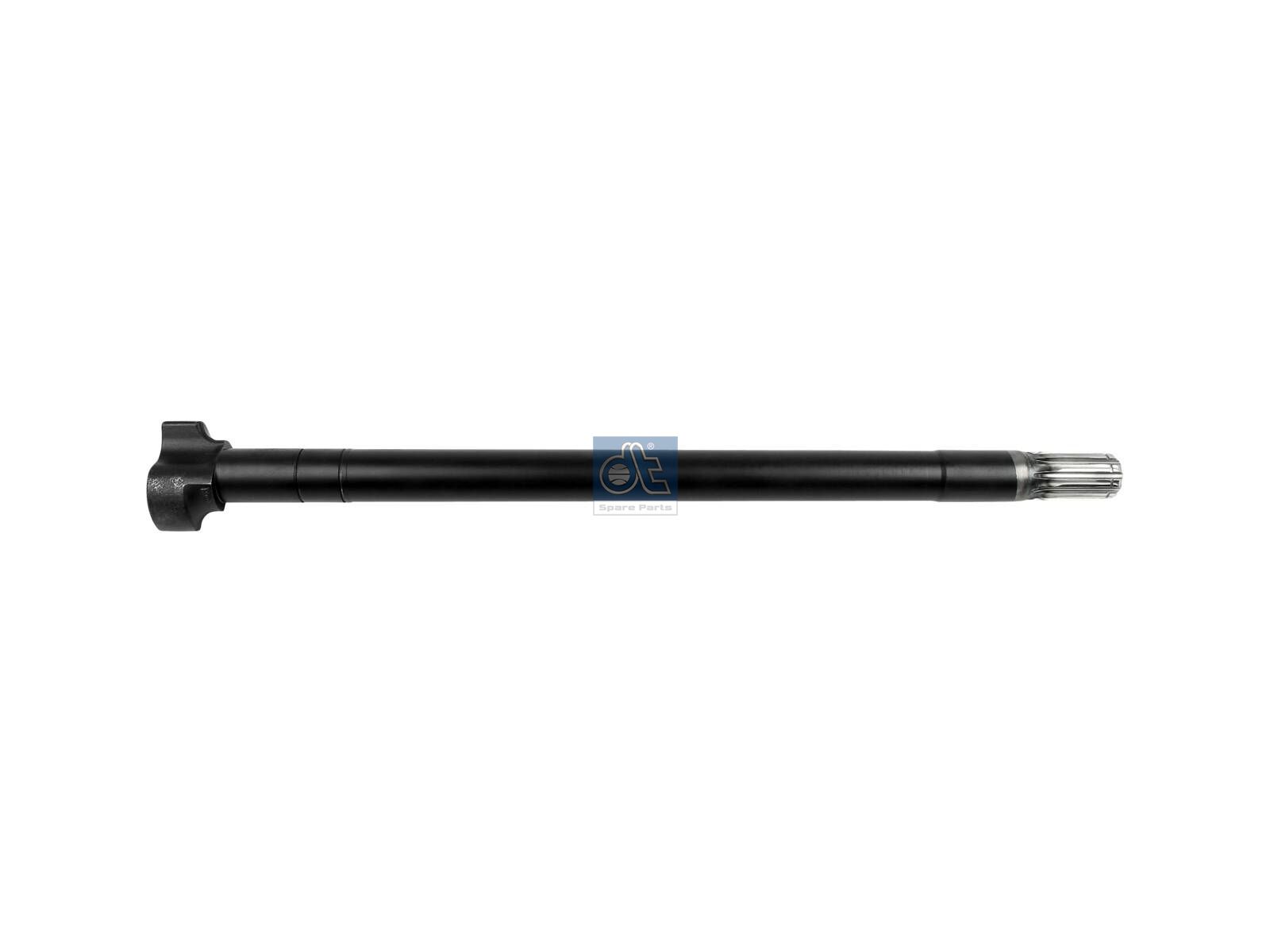 DT Spare Parts 10.33500 Brake camshaft, left, D: 38 mm, L1: 679.5 mm, L3: 635 mm, 10 teeth