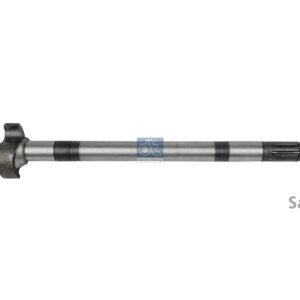 DT Spare Parts 10.33521 Brake camshaft, left, D: 38 mm, L1: 520.2 mm, L3: 475.2 mm, 10 teeth