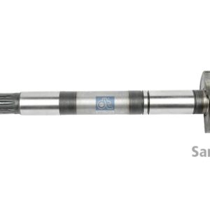 DT Spare Parts 10.33524 Brake camshaft, right, D: 38 mm, L1: 445 mm, L3: 400 mm, 10 teeth