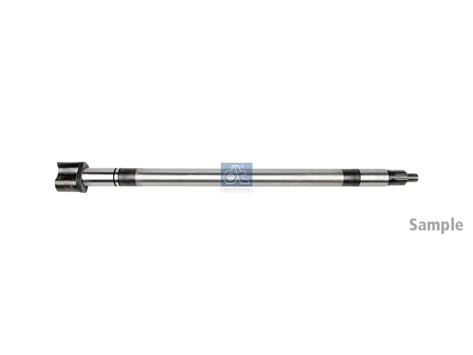 DT Spare Parts 10.33549 Brake camshaft, left, D: 46 mm, L1: 826 mm, L3: 770 mm, 10 teeth