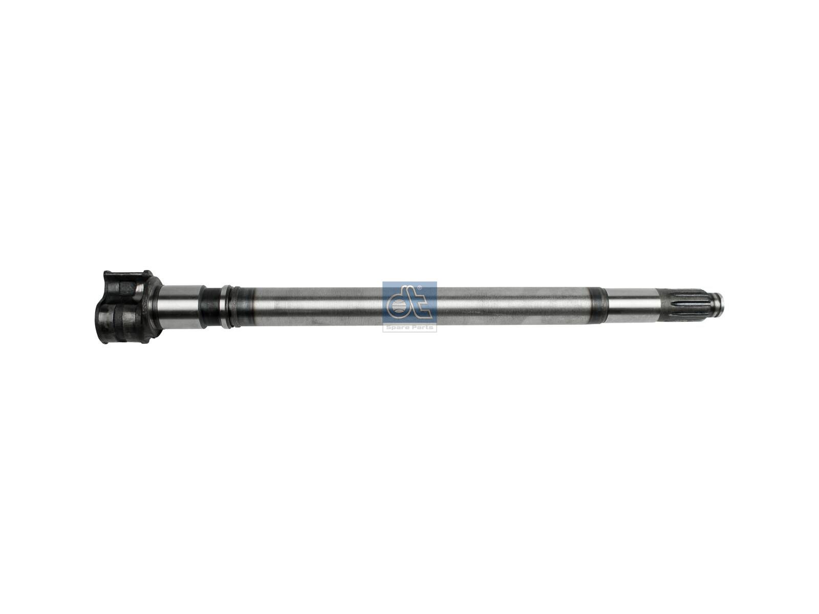 DT Spare Parts 10.33561 Brake camshaft, left, D: 46 mm, L1: 662.5 mm, L3: 606.5 mm, 10 teeth