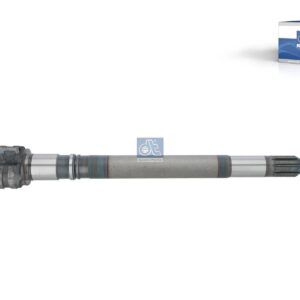DT Spare Parts 10.33573 Brake camshaft, left, D: 46 mm, L1: 537 mm, L3: 481 mm, 10 teeth