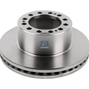 DT Spare Parts 10.34101 Brake disc, D: 375 mm, 12 bores, b: 19 mm, P: 168 mm, d: 131 mm, H: 139.5 mm, S: 45 mm, s: 37 mm