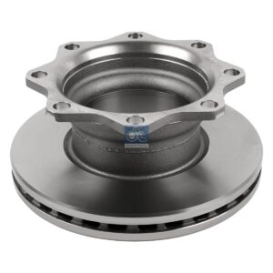 DT Spare Parts 10.34102 Brake disc, D: 377 mm, 8 bores, b: 23 mm, P: 275 mm, d: 169 mm, H: 158 mm, S: 45 mm, s: 37 mm
