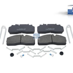 DT Spare Parts 10.34127 Disc brake pad kit, W: 210 mm, S: 30 mm, H: 92 mm