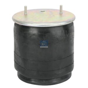 DT Spare Parts 10.36000 Air spring, with plastic piston, D1: 259 mm, Dmax: 290 mm, M12 x 1,75, M22 x 1,5, L: 351 mm