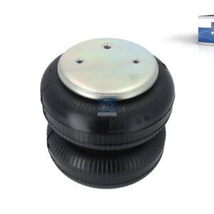 DT Spare Parts 10.36006 Air spring, D: 160 mm, Dmax: 225 mm, M10 x 1,5, M12 x 1,5, L: 240 mm