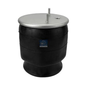 DT Spare Parts 10.36016 Air spring, with plastic piston, D: 258 mm, Dmax: 330 mm, M12 x 1,75, M22 x 1,5, L: 440 mm