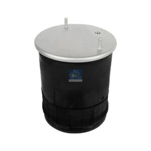 DT Spare Parts 10.36019 Air spring, with plastic piston, D: 285 mm, Dmax: 350 mm, M12 x 1,75, M22 x 1,5, L: 400 mm