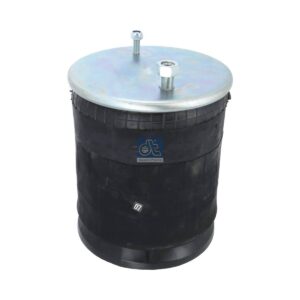 DT Spare Parts 10.36043 Air spring, with plastic piston, D: 259 mm, Dmax: 330 mm, M12, M20, H: 380 mm