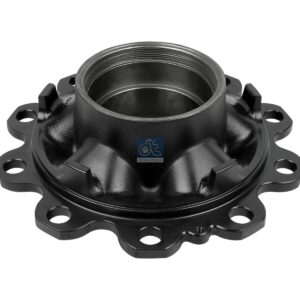 DT Spare Parts 10.40402 Wheel hub, without bearings, d1: 147 mm, d2: 147 mm, D: 376 mm, 10 bores, b: 25.5 mm, H: 152 mm