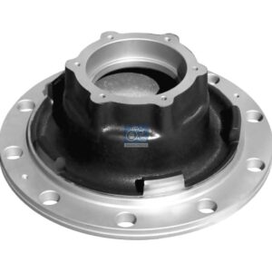DT Spare Parts 10.40403 Wheel hub, without bearings, d1: 130 mm, d2: 145 mm, D: 371.5 mm, 10 bores, b: 25.5 mm, H: 172 mm