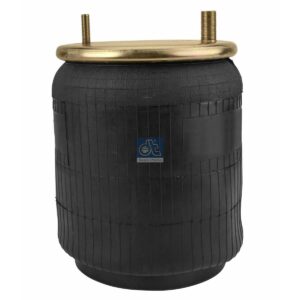 DT Spare Parts 10.46000 Air spring, with plastic piston, D: 258 mm, Dmax: 300 mm, M12, M20 x 1,5, L: 400 mm