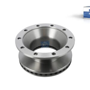 DT Spare Parts 10.54101 Brake disc, D: 375 mm, 10 bores, P: 335 mm, d: 290 mm, H: 168 mm, S: 45 mm
