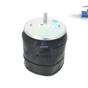 DT Spare Parts 10.56005 Air spring, with plastic piston, D: 229 mm, Dmax: 300 mm, M8 x 1,25, M12 x 1,5, M22 x 1,5, L: 400 mm