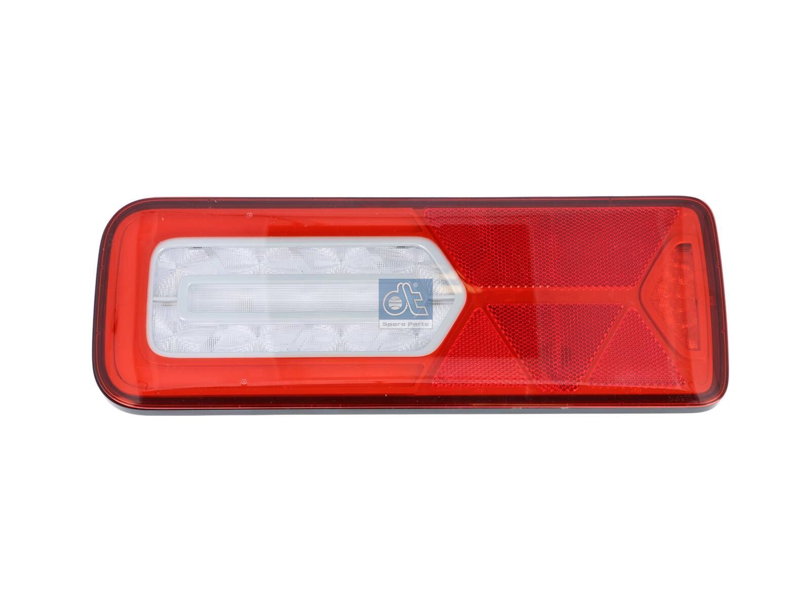 DT Spare Parts 10.59013 Tail lamp, right, 24 V, Lb: 152 mm, L: 350 mm, H: 130 mm, T: 40 mm