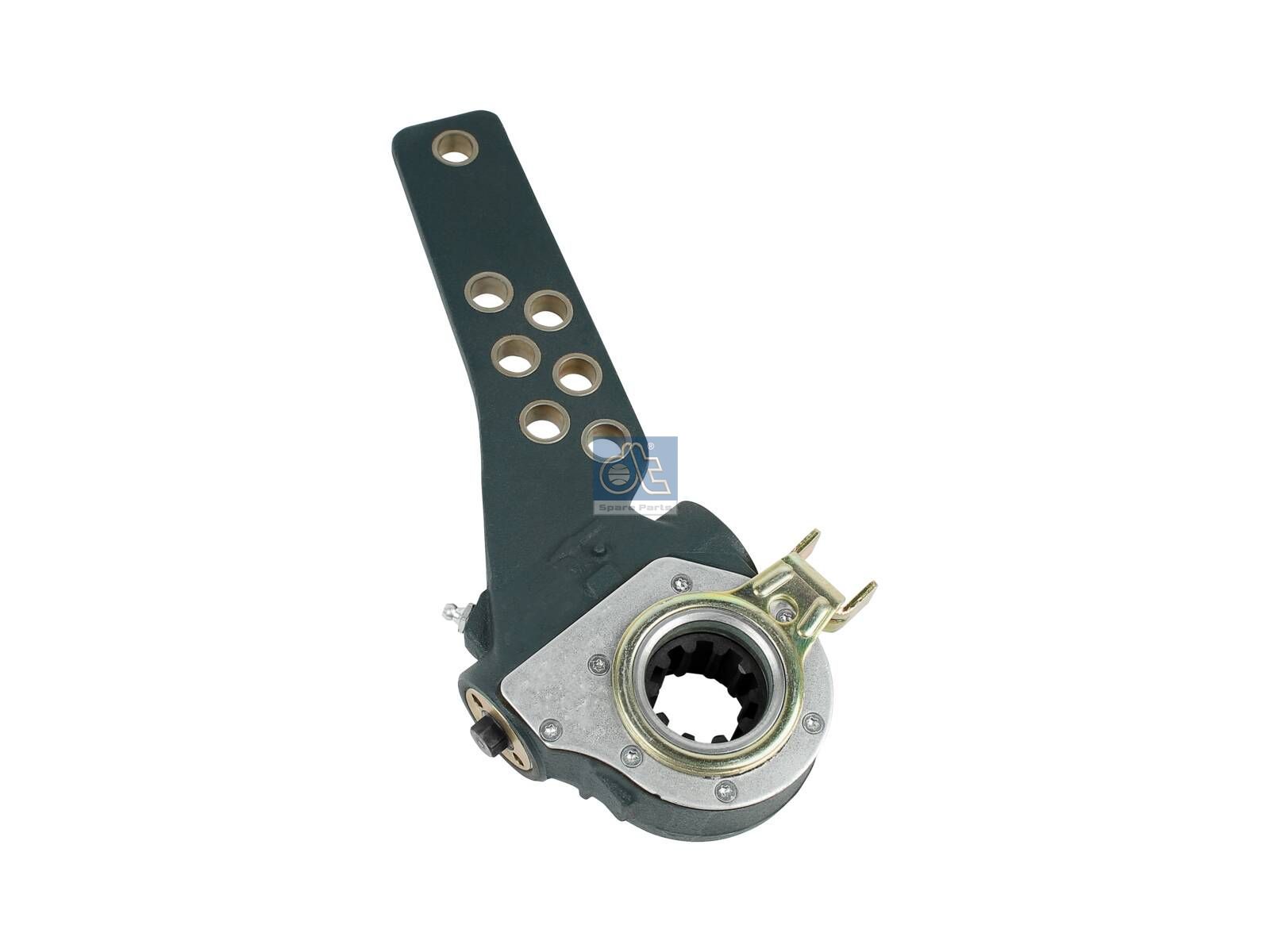 DT Spare Parts 10.63021 Slack adjuster, automatic, SAE 1 1/2'' 10, 7 bores, b: 14 mm, Lb: 105 mm, Lb1: 120 mm, Lb2: 135 mm, Lb3: 150 mm, Lb4: 165 mm, Lb5: 180 mm, L: 250 mm, 10 teeth