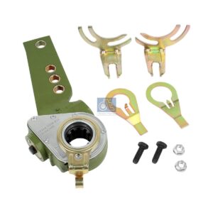 DT Spare Parts 10.63022 Slack adjuster, automatic, SAE 1 1/2'' 10, 4 bores, b1: 14 mm, b2: 16 mm, Lb1: 105 mm, Lb2: 129 mm, Lb3: 153 mm, Lb4: 215 mm, 10 teeth