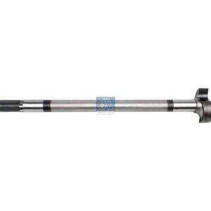 DT Spare Parts 10.63100 Brake camshaft, right, D: 38 mm, L1: 635 mm, L3: 590 mm, 10 teeth