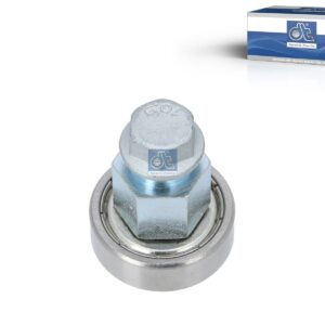 DT Spare Parts 10.98853 Roller, trailer tarpaulin, D: 24 mm, SW: 14, H1: 8 mm, H2: 20 mm