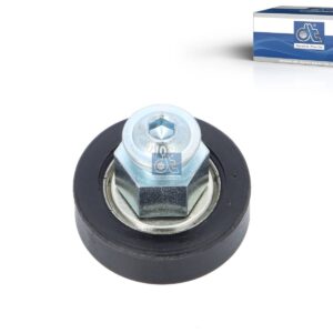 DT Spare Parts 10.98857 Roller, trailer tarpaulin, D: 30 mm, SW: 14, H1: 9.5 mm, H2: 18 mm