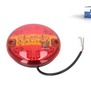 DT Spare Parts 10.99075 Tail lamp, D: 140 mm, 12/24 V, LED