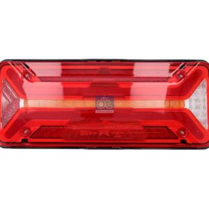 DT Spare Parts 10.99101 Tail lamp, left, Lb: 152 mm, L: 360 mm, H: 146 mm, T: 45 mm, LED / ASS2, 7 poles