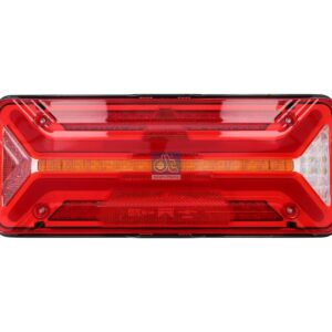 DT Spare Parts 10.99103 Tail lamp, left, Lb: 152 mm, L: 360 mm, H: 146 mm, T: 45 mm, LED / ASS2 / 4x2 pol, 7 poles