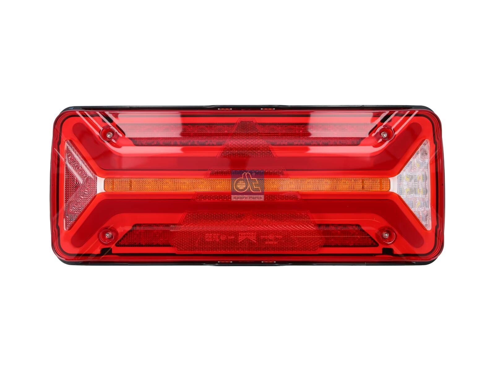 DT Spare Parts 10.99103 Tail lamp, left, Lb: 152 mm, L: 360 mm, H: 146 mm, T: 45 mm, LED / ASS2 / 4x2 pol, 7 poles