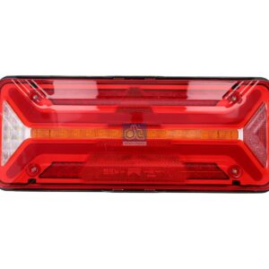 DT Spare Parts 10.99104 Tail lamp, right, Lb: 152 mm, L: 360 mm, H: 146 mm, T: 45 mm, LED / ASS2 / 4x2 pol, 7 poles