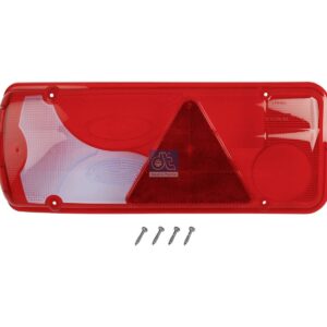 DT Spare Parts 10.99221 Tail lamp glass, left, L: 400 mm, H: 160 mm