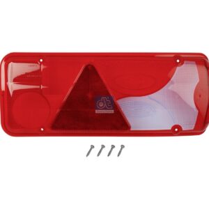 DT Spare Parts 10.99222 Tail lamp glass, right, L: 400 mm, H: 160 mm