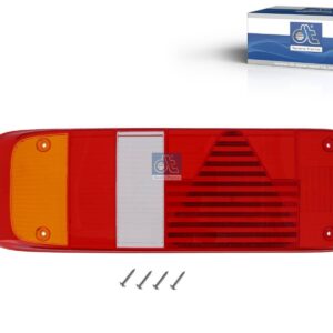 DT Spare Parts 10.99236 Tail lamp glass, left