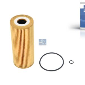 DT Spare Parts 11.13100 Oil filter insert, d: 26 mm, D: 65 mm, H: 156 mm