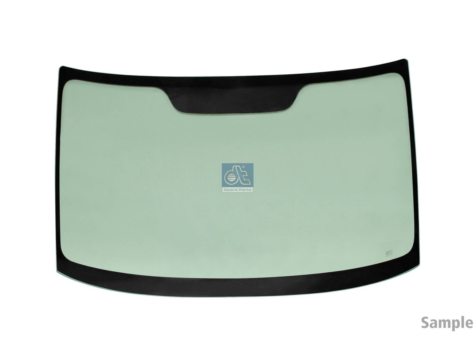 DT Spare Parts 12.84003SP Windshield, clear, wooden box, L: 1761 mm, W: 1011 mm
